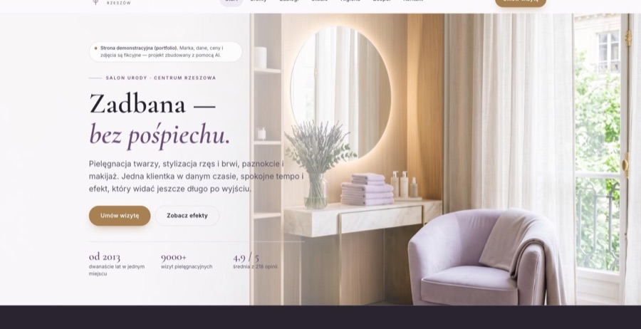 Strona Studio Lawenda — Salon urody
